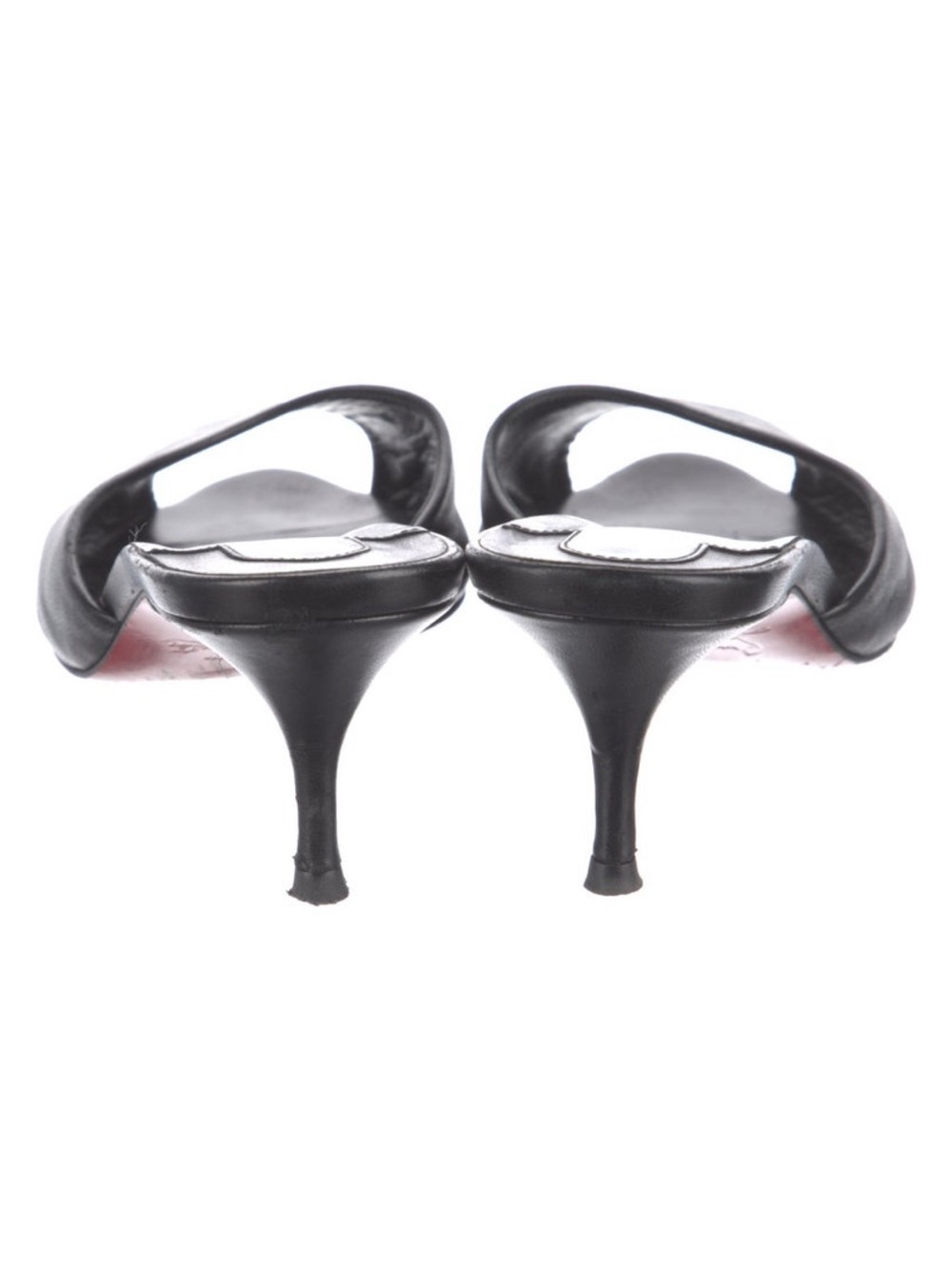 Christian Louboutin Leather Mules - Picture 3 of 5